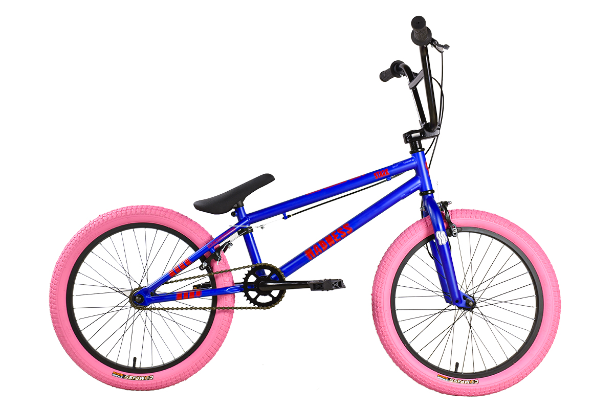 Купить под заказ велосипед stark'25 madness bmx 1 ярко-синий/красный/светлый розовый