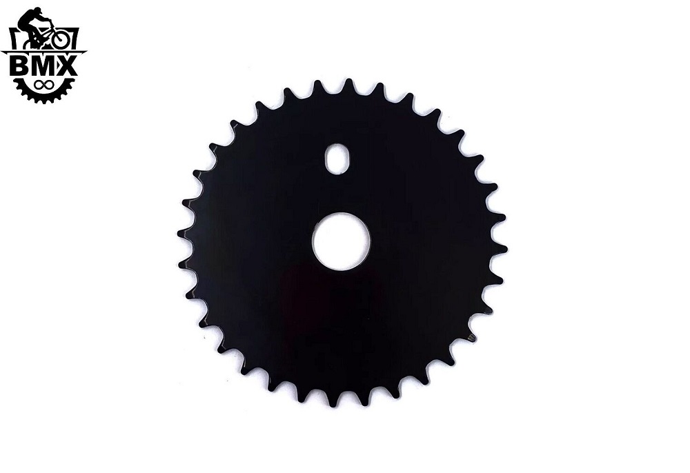 Звезда передняя BMX 25T, 1/2х1/8", сталь, черная, CW-1312