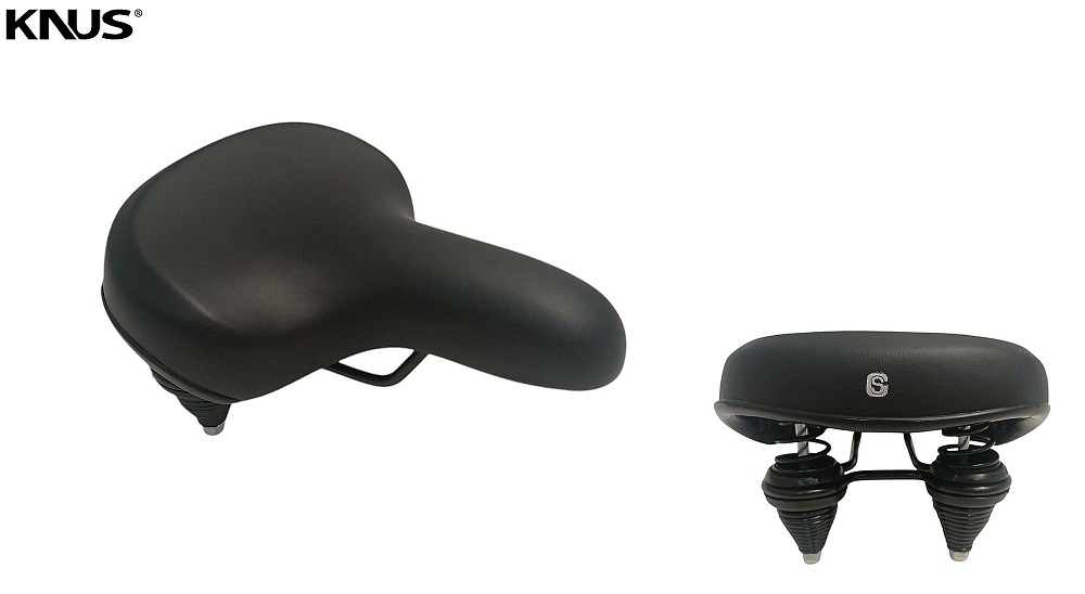 Седло KNUS, COMFORT Series, DS-1886M, 250х205 мм, двойные пружины