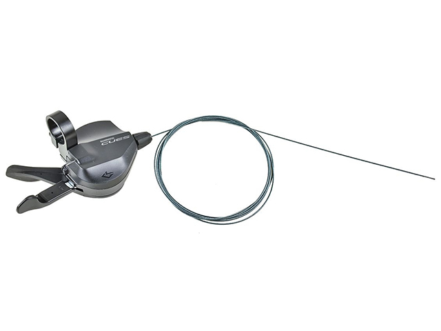 Шифтер правый 9ск Shimano CUES RAPIDFIRE PLUS, черный, с индикат. без уп..