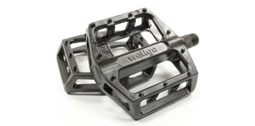 Педали Wellgo B087  BMX Сr-Mo 450г, черные, OEM