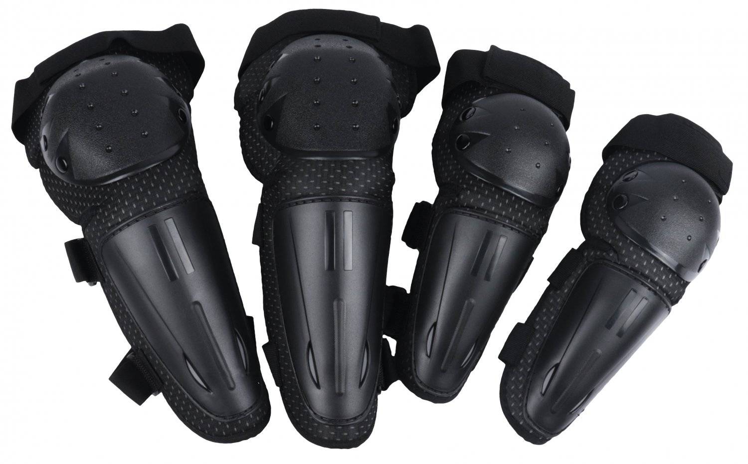 Комплект защиты взрослый (наколеннники+налокотники), черный, размер М-L, Vinca Sport VP 28