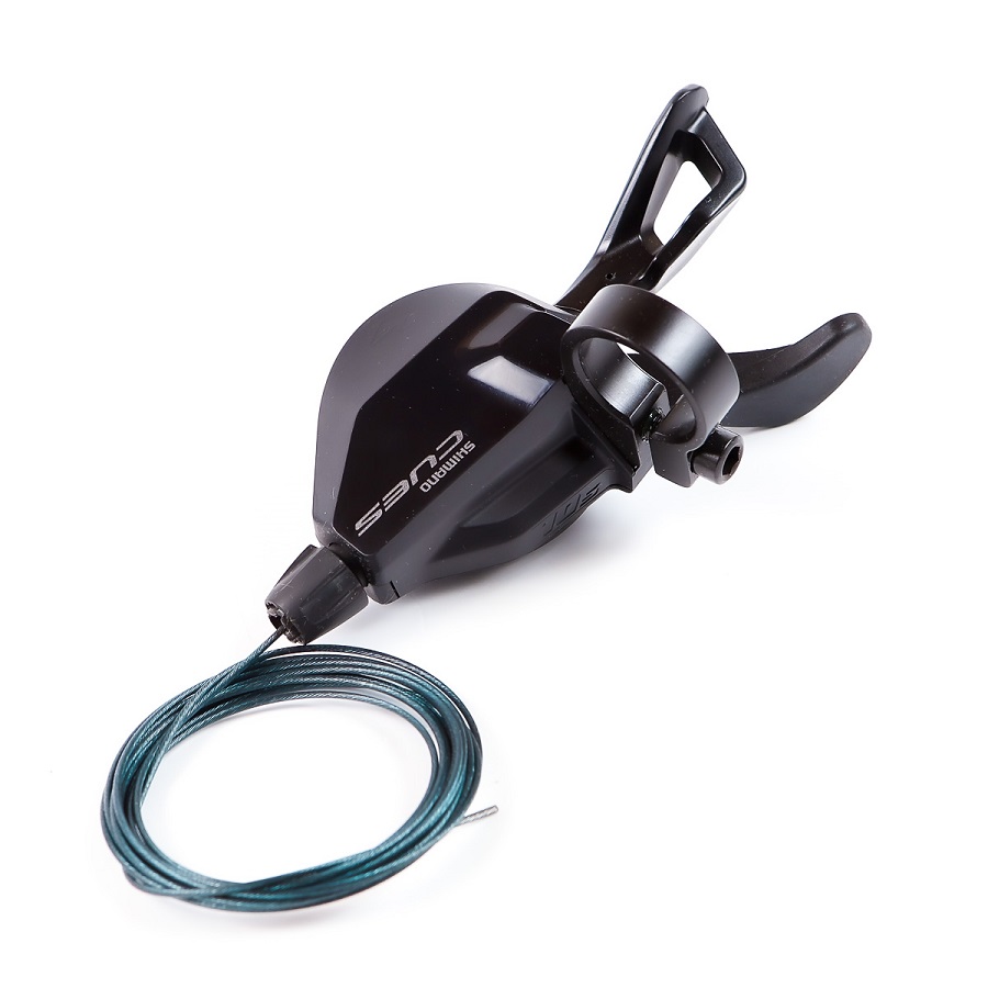 Шифтер правый 10ск Shimano CUES RAPIDFIRE PLUS, черный, с индикат. без уп..