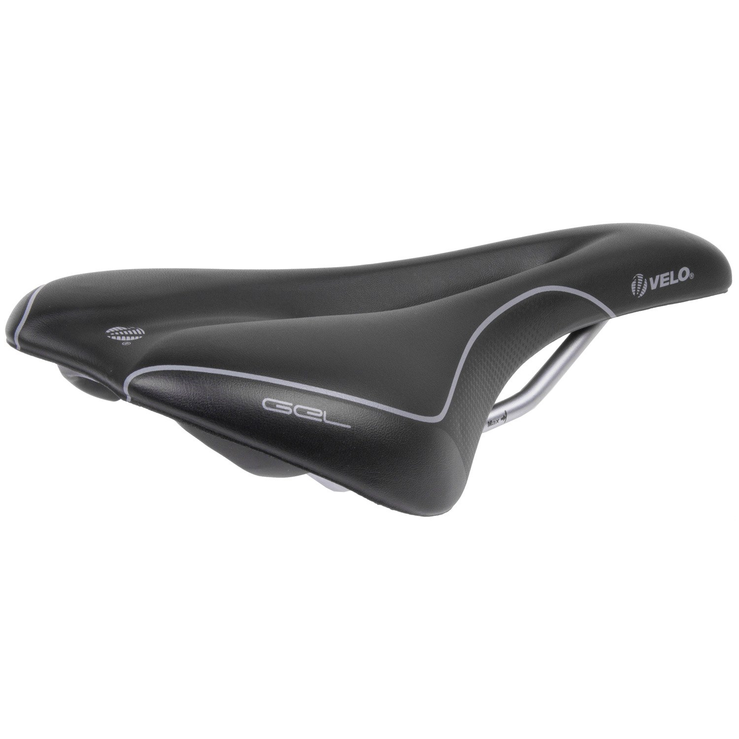 Седло VELO Speedflex Vacu, 269х143мм, с вентил., гелевое вакуум.