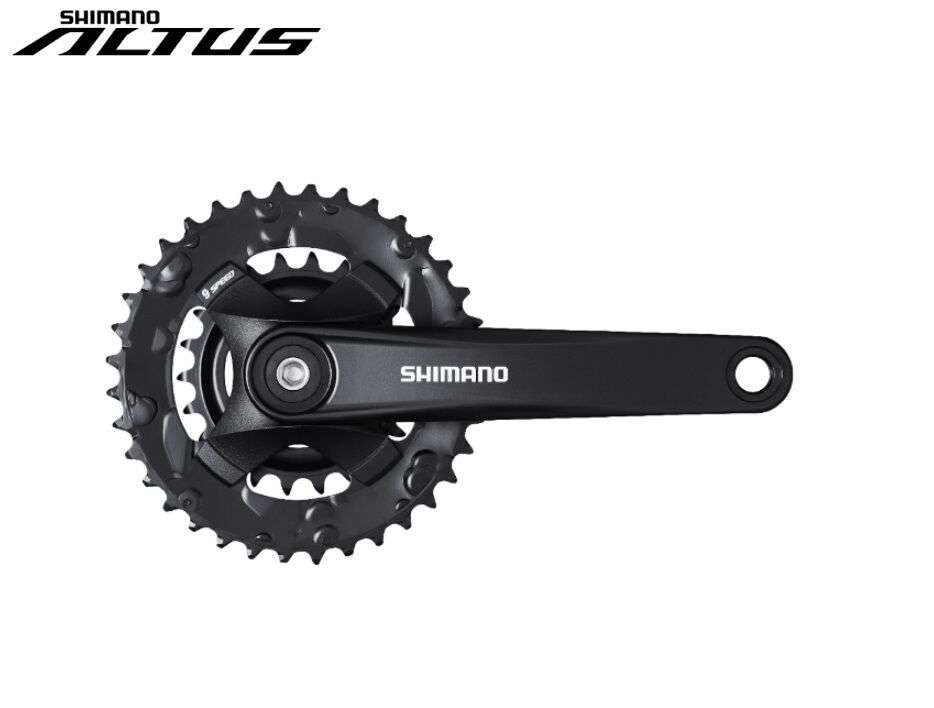 Система 9ск Shimano Altus MT101-2, 175мм, 36/22T, черная