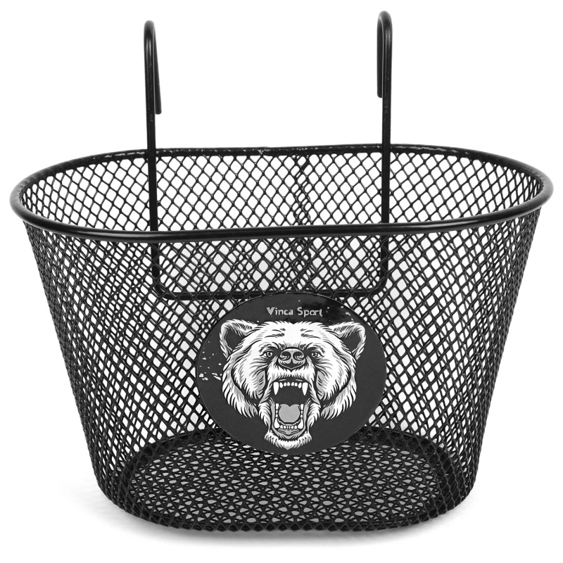 Корзина детская Vinca Sport, стальная, Bear, 240x150x150мм, черная