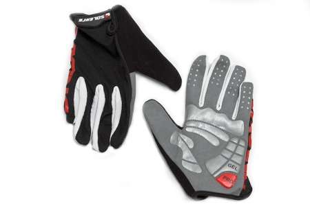 Перчатки Solehre, SB-05-6569, чёрный/серый/красный