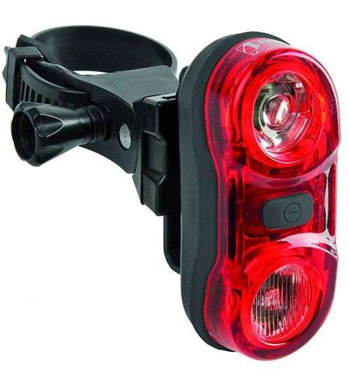 Фонарь задний M-Wave, 2 диода, 0.5W/3 ф-ции