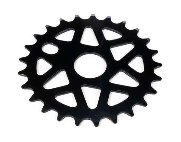 Звезда передняя BMX 25T, 1/2х1/8", сталь, черная