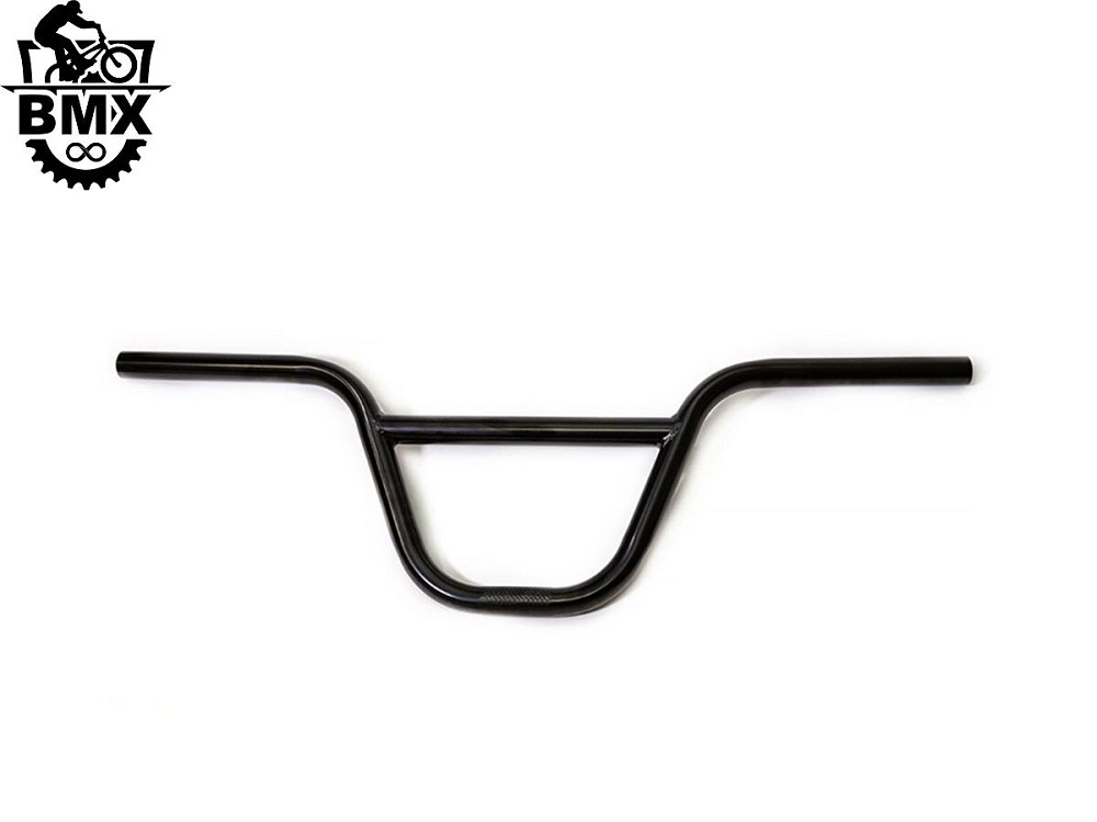 Руль BMX 650 мм, подъем 230мм, D22,2 мм, сталь, ITC-HC245D, чёрный