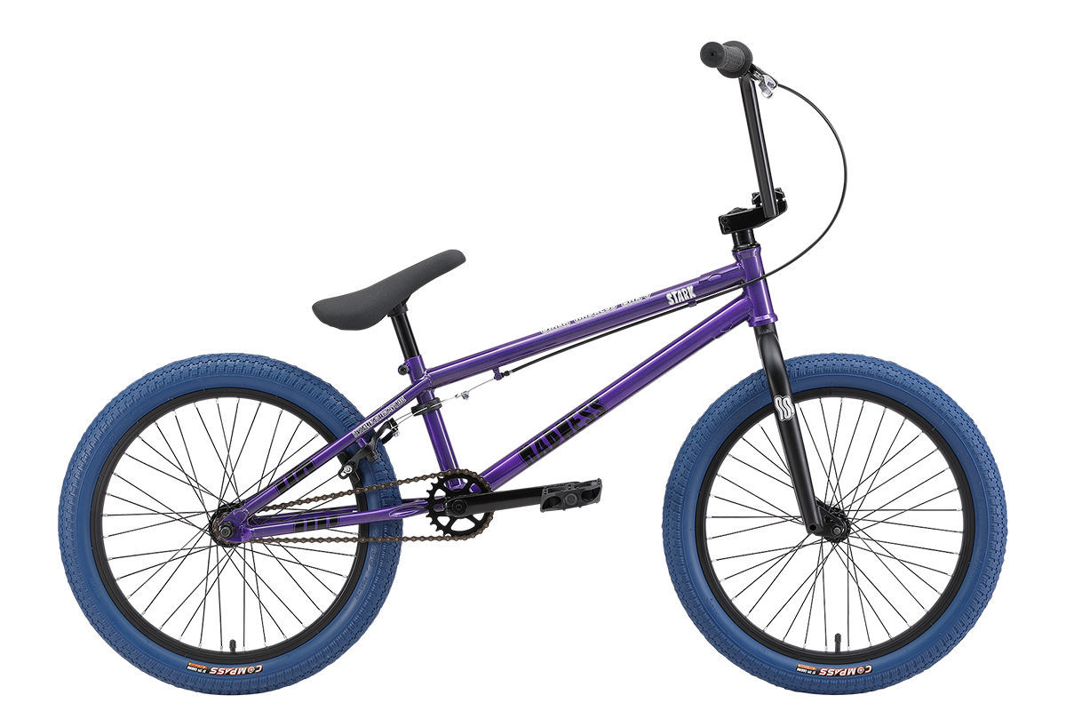 Купить под заказ велосипед stark'24 madness bmx 4 серо-фиолетовый/черный/темно-синий